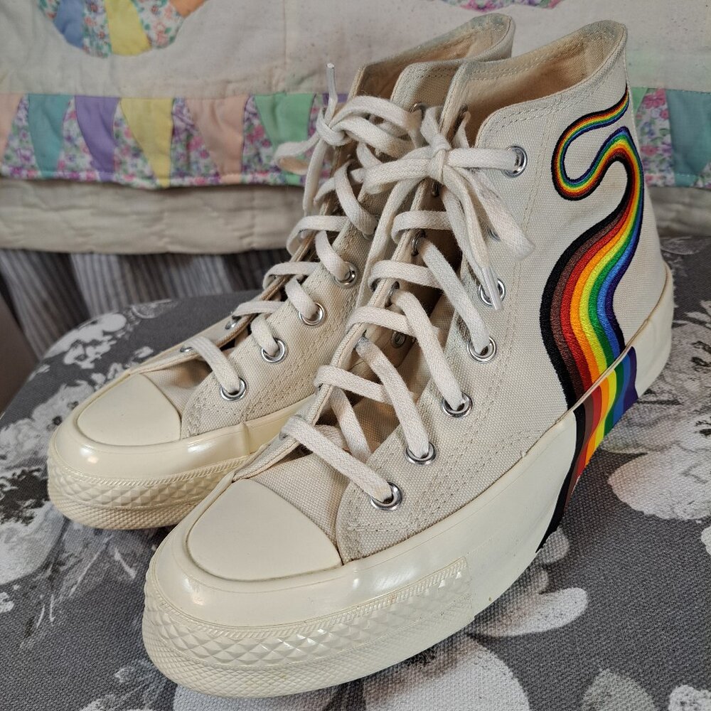 Converse | Pride High-top Sneakers. Size 8